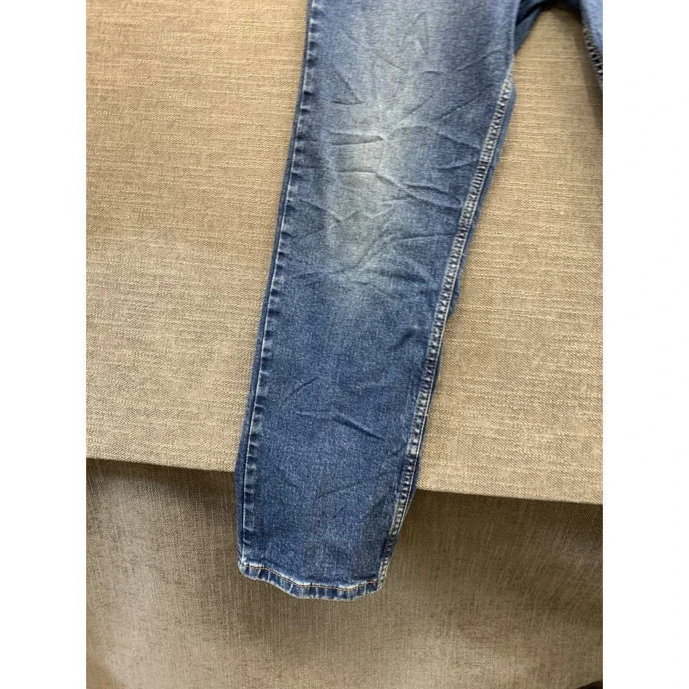 Levi's 511 Slim Fit Jeans Mens 34x29 Blue Denim Cotton Pockets Mid Rise Straight